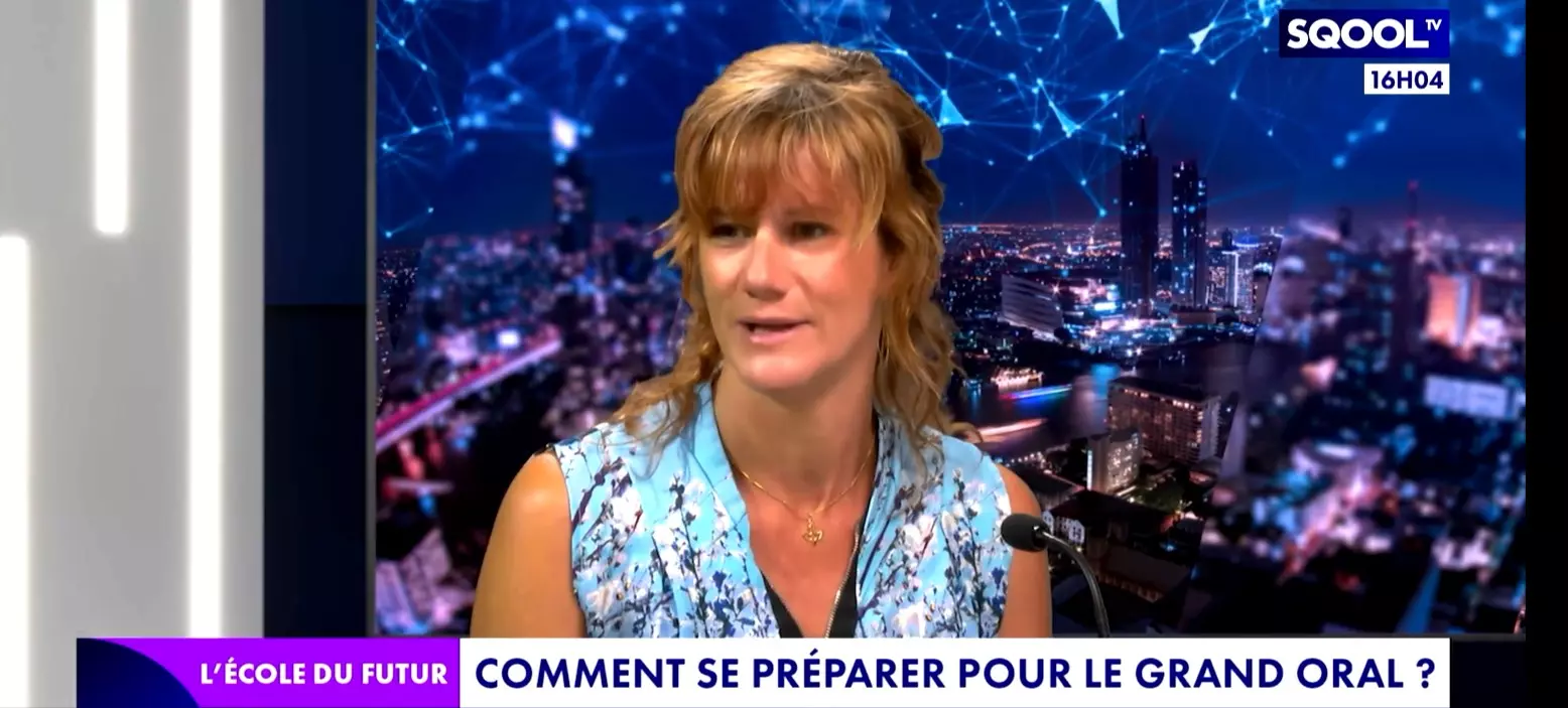 Interview Hélène Farret - dirigeante ImproActif - Sqool TV - Improvisation et Grand Oral